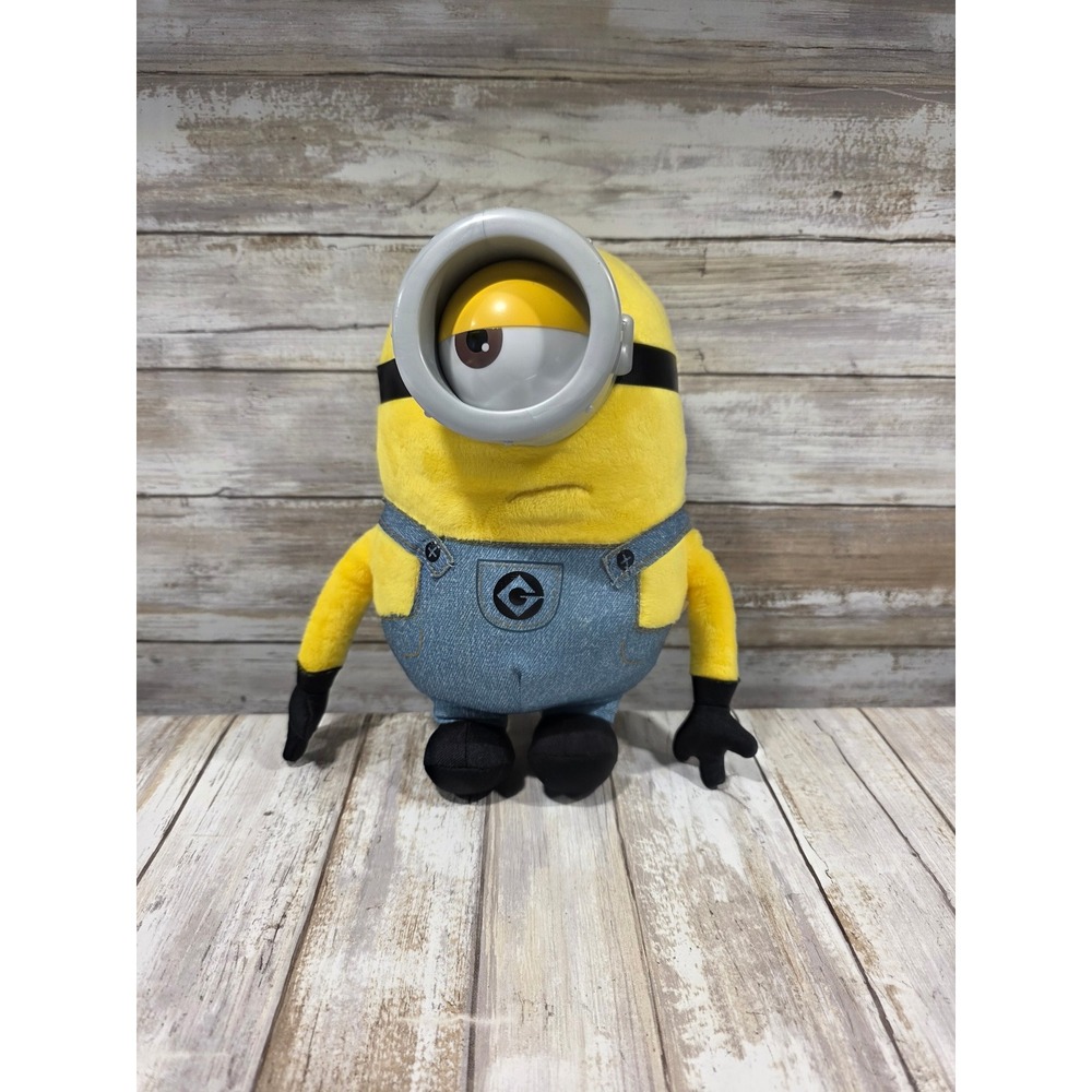 20"‎ Minion Plush Toy Despicable Me Single Eye Goggle Denim Overalls Yellow